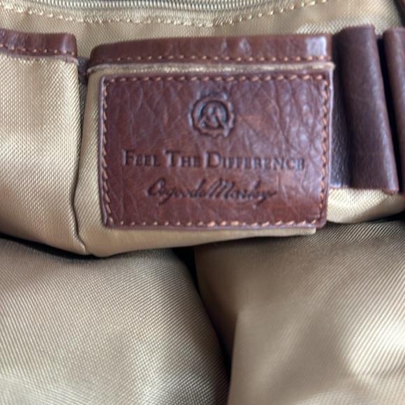 Osgoode Marley Teardrop Multi Zip Brandy Leather Backpack - Picture 10 of 14